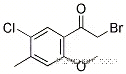 Molecular Structure of 683274-74-0 (2-BROMO-1-(5-CHLORO-2-METHOXY-4-METHYLPHENYL)ETHANONE)